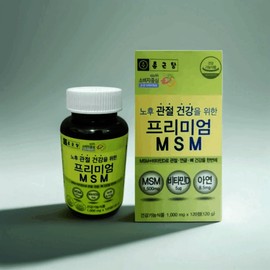 Chong Kun Dang Premium MSM MSM 120 tablets, 1 bottle (2 months supply) / 종근당 프리미엄 MSM 엠에스엠 120정 120정 1병(2개월분)
