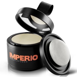IMPERIO IMPERIO Ansatzpuder - Haar Concealer zur Haarverdichtung fr Frauen und M?nner, wasserfestes Haar Make-up zum Ansatz kaschieren - 4g (Hellblond)