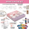 Moni Crafts - Kit de bordado de 4 juegos para