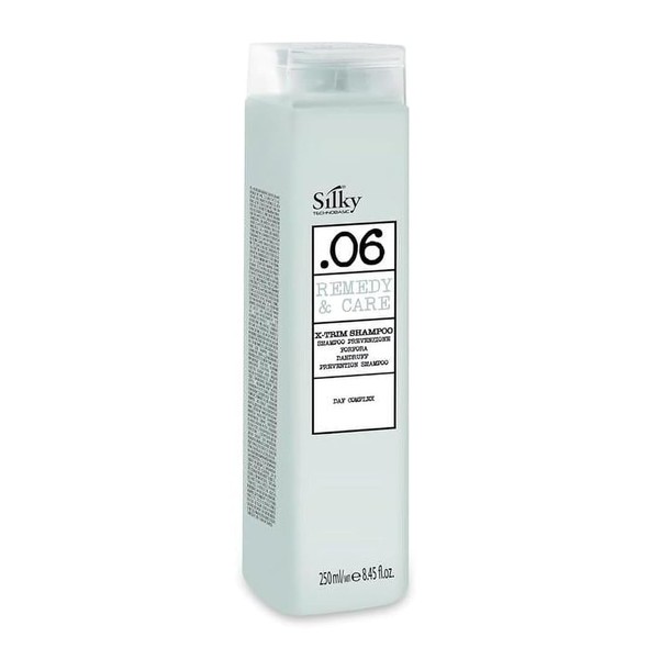 Silky TECHNOBASIC .06 X-TRIM Anti-Dandruff Shampoo with Micro-Granules and Rosemary