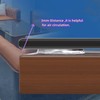 LINOUPOWER510 Extremely Soft Clear Glass Table Top Anti Slip Bumper