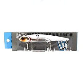 JACKALL Metal Vibe Big Backer 107 Heavy Weight 4.2 inches (107 mm), 1.2 oz (35 g), Super Sagoshi Silver
