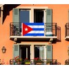 Large Cuba Flag,3x5 FT Cuban 75D Outdoor Banner,Cubans Decor for