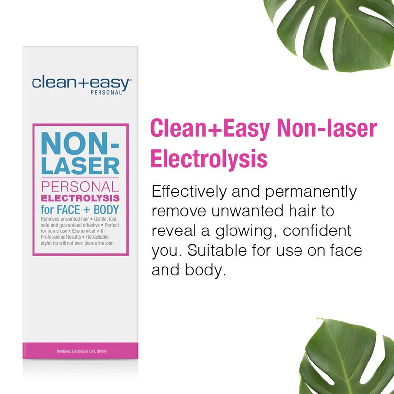 Clean + Easy Electrolysis Machine for Permanent Hair Removal -