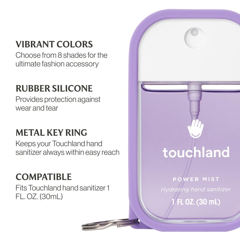 Touchland Hand Sanitizer Mist Case 1FL. OZ., Protective and Stylish