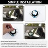 2PCS Car Blind Spot Mirror,360° Rotatable HD Wide Angle Convex