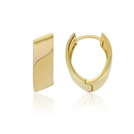 PHNIBIRD Earrings Gold Hoop Earrings Made of 925 Sterling Silver Wide Thick Hypoallergenic Hoop Earrings Women's Gifts for Women