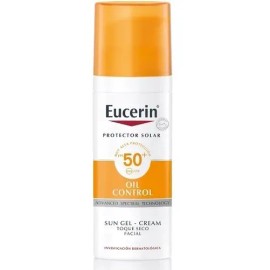 Eucerin Protector Solar Oil Control Fp50 Sun Gel Toque Seco                                                                                           