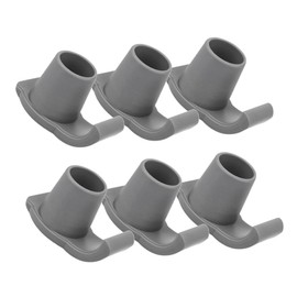 Healeved 6pcs Walker Ski Glides Replacement Glide Caps for Smooth Mobility Slip Design for Enhanced Stability for Seniors and Individuals Needing Assistance