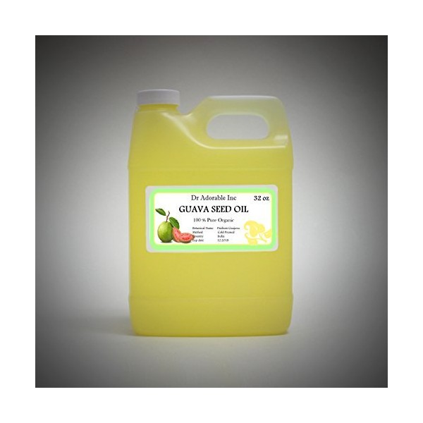 32 oz Premium Guava Seed Oil Pure Organic Vitamin C Hair Skin Care Moisturizer