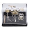 BORDSTRACT Mini Drum Set Model, Musical Instrument Display Kit for