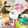 Portable Sketchbook Palette Set, 15 Grids Mini Acrylic Travel Painting