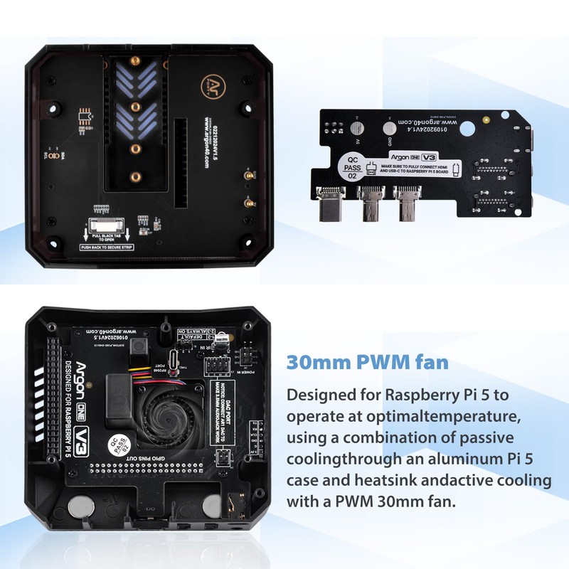 GeeekPi Argon ONE V3 M.2 NVME PCIE Case for Raspberry