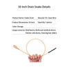50 Inch Drain Snake Hair Drain Clog Remover Tool, 5