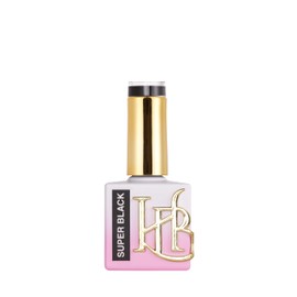 HYBRID SUPER BLACK Gel Polish, Professional Nail Color, 18ml