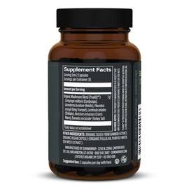 Organic Wellness - Botella de mezcla de hongos (30 SRV)