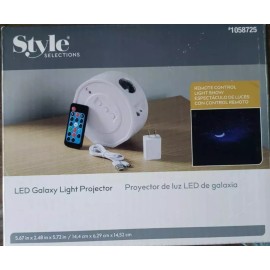 Style Selections LED Full galaxy light projector Solar System Great For Kids!!