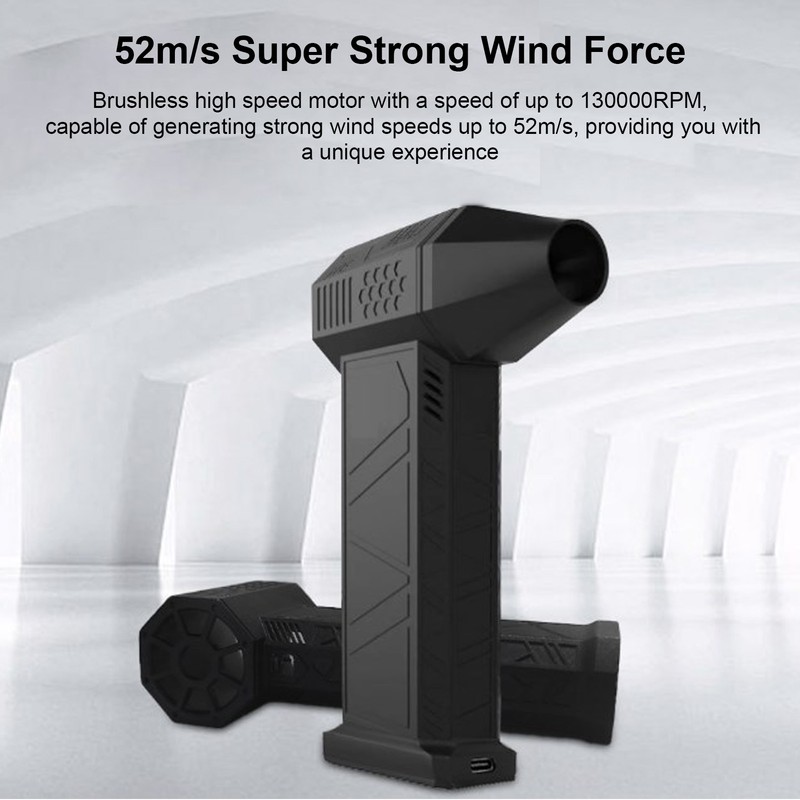 Electric Air Duster 130000RPM High Speed Brushless Motor Handheld Jet