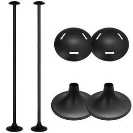 NEXCOVER Boat Cover & Adjustable Support | Extends 12"-54" | 6-Stage Pole | ABS Reinforced System | Black