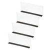 PATIKIL 4 Pack Shelf Dividers for Closet Organization, 11.1x1.6x4.8 Acrylic