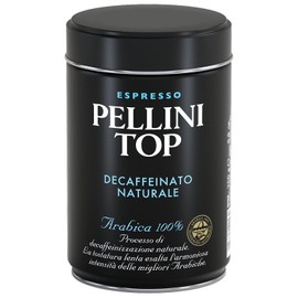 Pellini Top 100% Arabica Decaffeinated Ground Coffee Tin 250 g