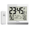 technoline WS8119 digitale Funkwanduhr mit Temperaturanzeige und Wettervorhersage