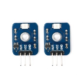 EC Buying - 2 unidades de sensor de inspección UV de 3.3 V-5 V Detección de sensor de intensidad UV de luz de 200-370 nm, placa de luz ultravioleta para Arduino