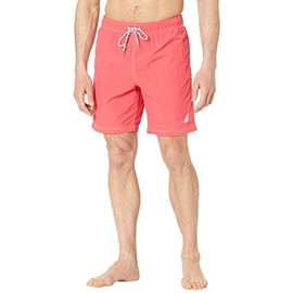 Nautica Solid Quick Dry Swim Trunk Melon Berry XL