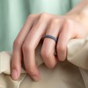 ThunderFit Silicone Rings for Him and Her, Rubber Engagement Bands