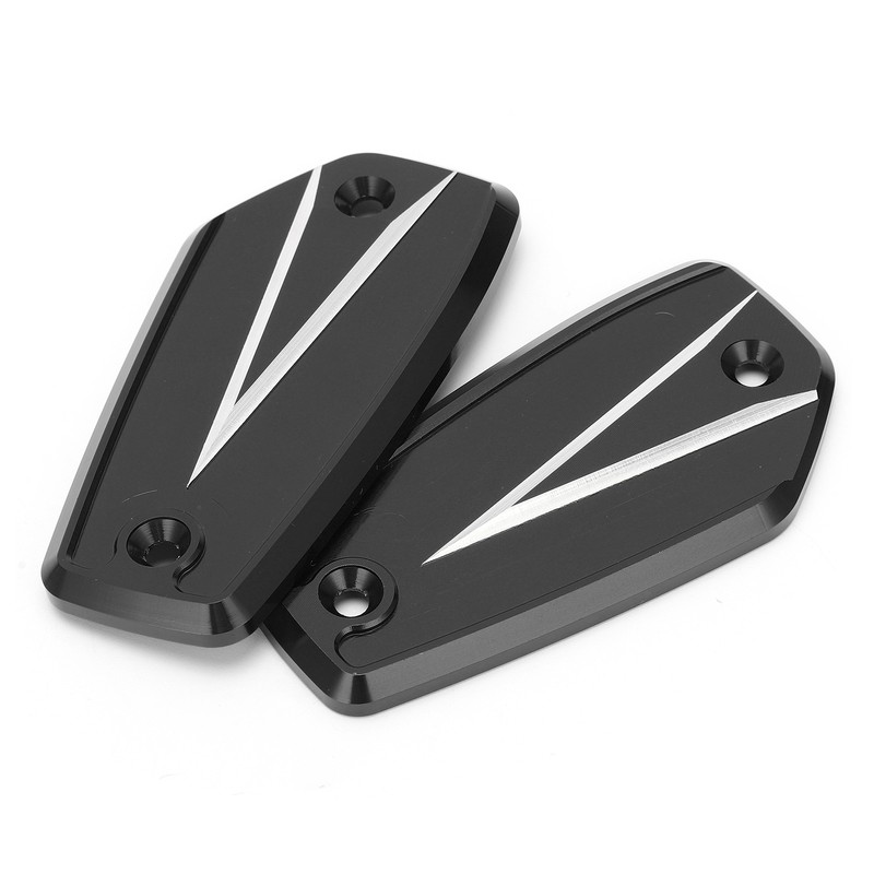 2pcs Front Brake Reservoir Cylinder Cover Cap Replacement for Suzuki