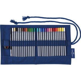 FABER-CASTELL 114652 - Goldfaber Aqua Stifterolle, inklusive 27 Aquarellstiften