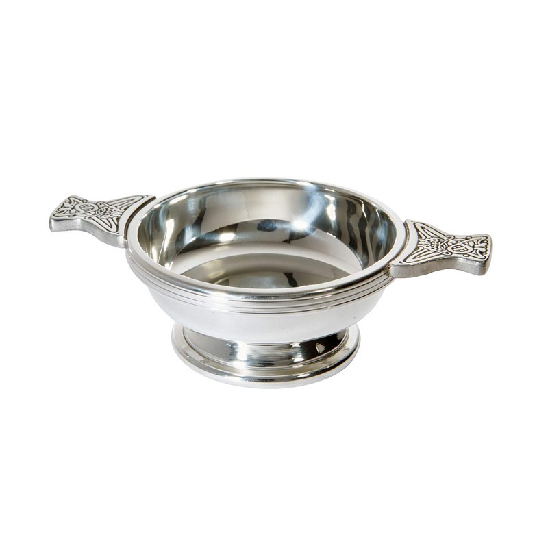 Wentworth Pewter - Medium 200ml Pewter Quaich Cup of Friendship,