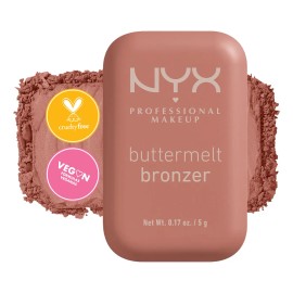 NYX Buttermelt Bronzer Deseve Butta 5g | Bronceador Cremoso en Polvo con Acabado Natural