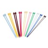 20Pcs Knitting Needles Multicolour Portable 26cm Sweater Needle Plastic Weaving