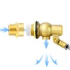 GASHER 1PCS 1/2" 304 Stainless Steel Float Ball Valve with
