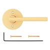 Kwikset Halifax Dummy Door Handle, Single Sided Lever for Closets,