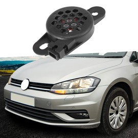 A ABSOPRO Warning Buzzer 8E0919279 Reverse Parking Aid for Volkswagen Golf 2010-2013 Black Plastic Metal