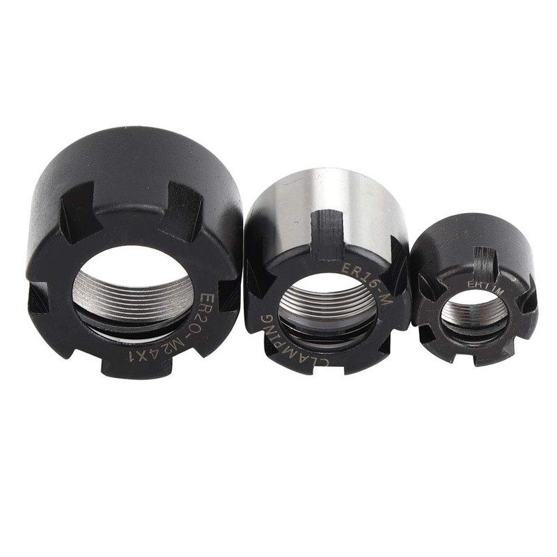 ER11M/16M/20M Collet Nut 40 Steel Fasteners Prcatical ER Collet Nut