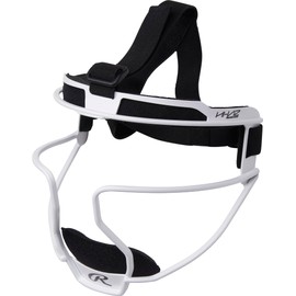 Rawlings | HI-VIZ Ultra Adult Softball Fielder's MASK | White | Adult