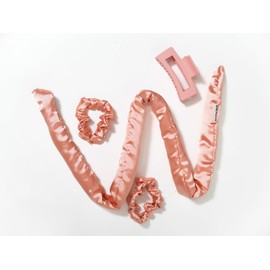 Sin prisa Heatless Hair Curling Headband - Effortless Curls & Waves, No Heat Damage, Stylish Accessory for Busy Lives (Rose Gold)