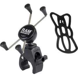 RAM MOUNTS X-Grip Large Phone Mount with RAM Snap-Link Tough-Claw RAM-HOL-UN10-400U for Motorcycle, ATV/UTV, Bike