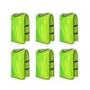 TopTie Scrimmage Training Vests Soccer Bibs Set of 6-Green-XL