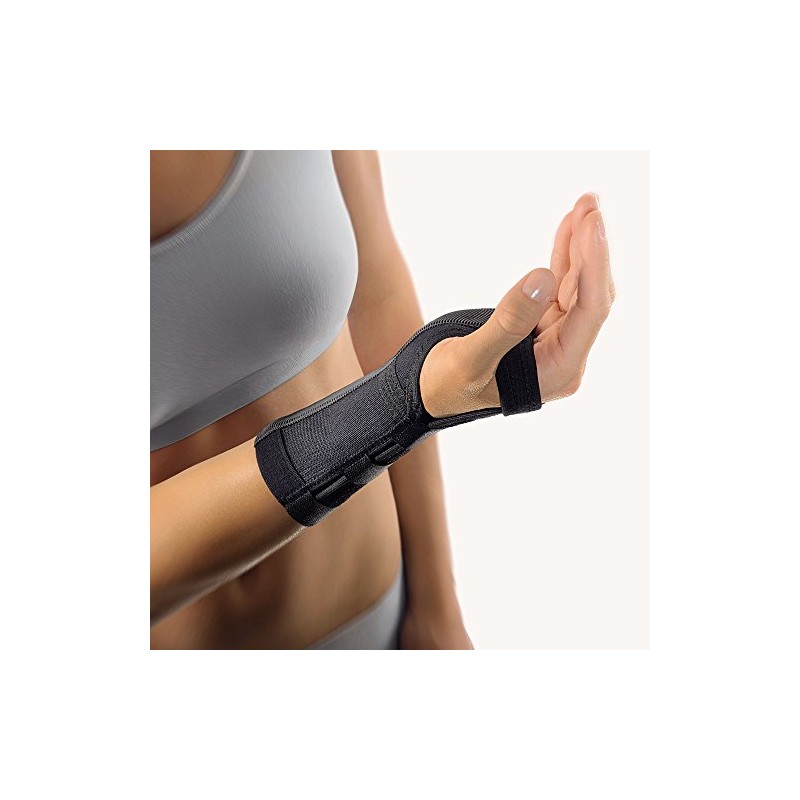 Bort Bort 103300 Medium Left Black Wrist Support with Aluminium