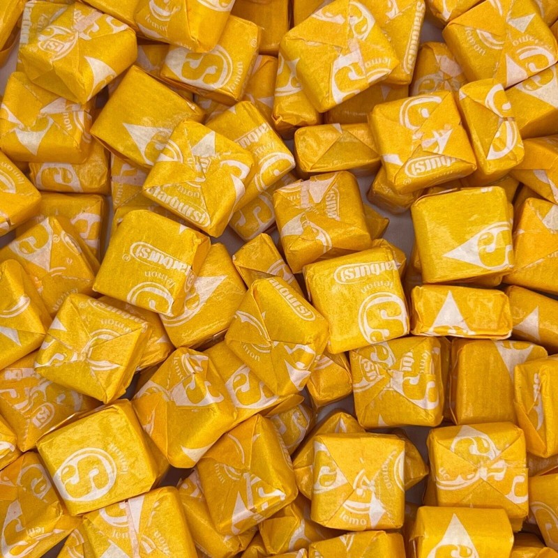 Starburst ALL LEMON Fruit Chews BULK Candy - 1/2 POUND