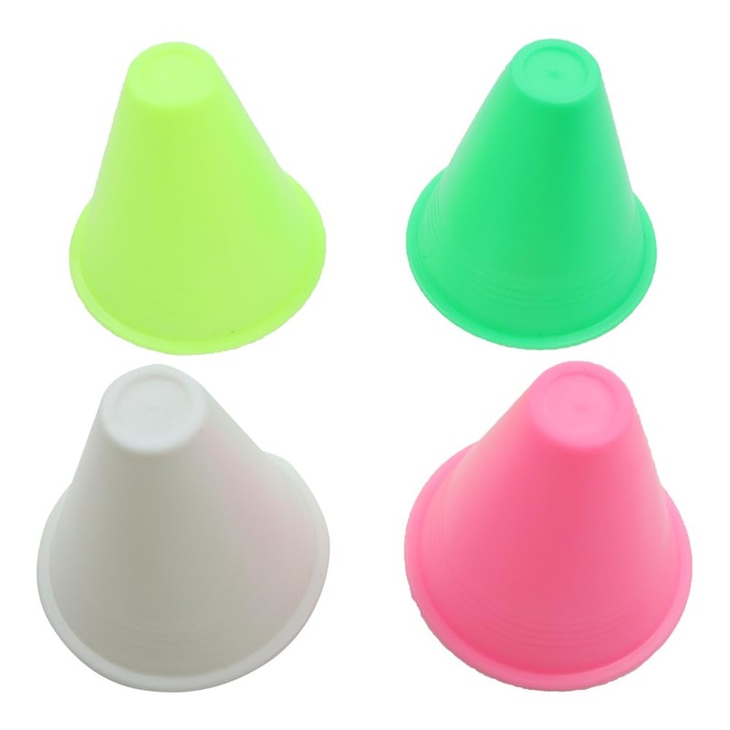 ieron 28 pcs Roller Bollards, Roller Cones, Obstacle Course Roller,