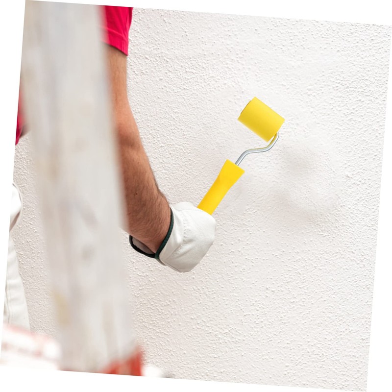 Operitacx Flat Pressure Roller Tool Ergonomic Rubber Seam Roller for