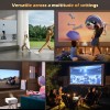 CoolEeve GC05 Projector: 1080P HD, WiFi & Bluetooth, + Towond