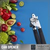 Sabatier Professional Stainless Steel Tin Can Opener - Easy, Comfortable