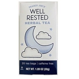 Trader Joe's WELL RESTED Herbal Tea 20-Tea Bags Comfort Rest Sleep * BB 1/2026 *