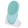 2 in 1 Electric Face Cleansing Brush Silicone Sonic Vibration
